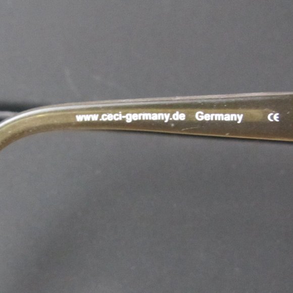 Like New German-Made Half-Rim Women's Eyeglasses Frame (Free 1 Case) - Picture 8 of 10